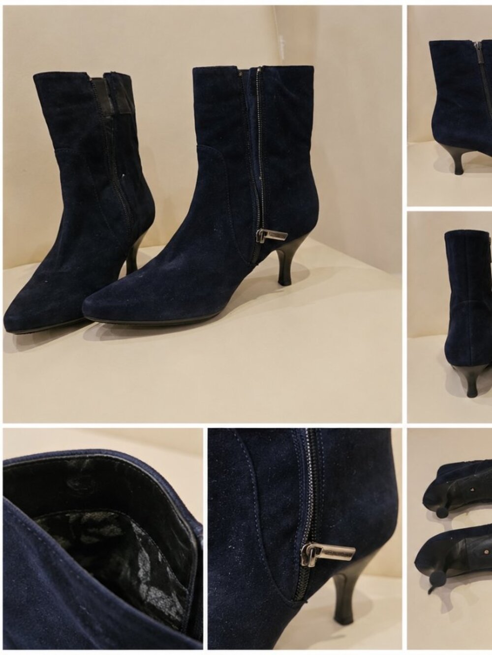 Black Aquatalia Suede Ankle Boots